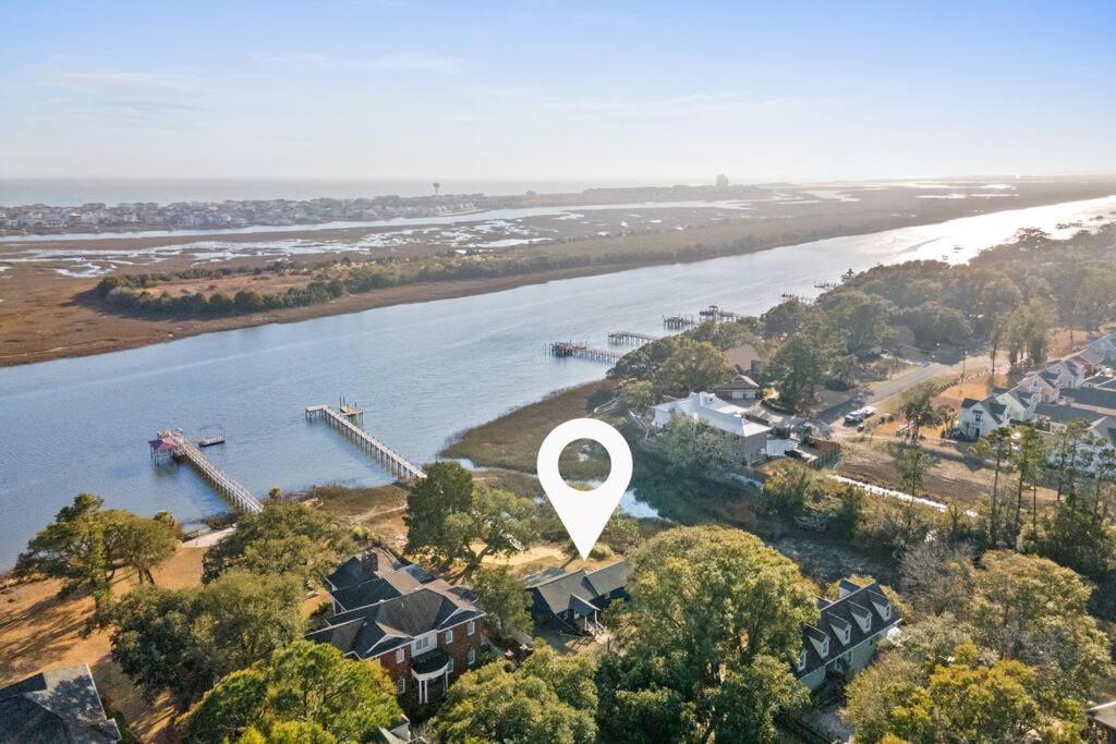 Dolphin Cove - Whole Waterfront House With Dock Ocean Isle Beach Exterior foto