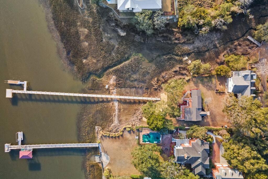 Dolphin Cove - Whole Waterfront House With Dock Ocean Isle Beach Exterior foto