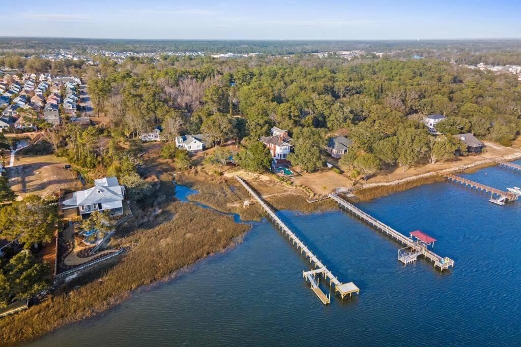 Dolphin Cove - Whole Waterfront House With Dock Ocean Isle Beach Exterior foto