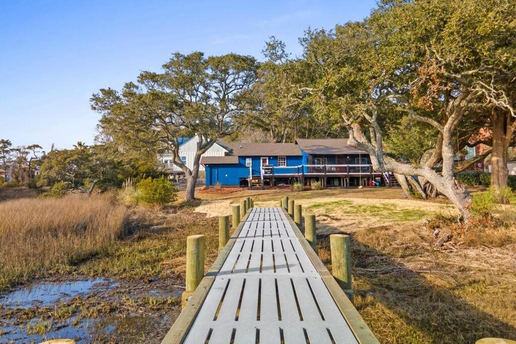 Dolphin Cove - Whole Waterfront House With Dock Ocean Isle Beach Exterior foto
